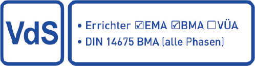 Zertifizierung EMA BMA DIN 14675 BMA