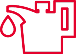 Symbol Ölkanister Rot